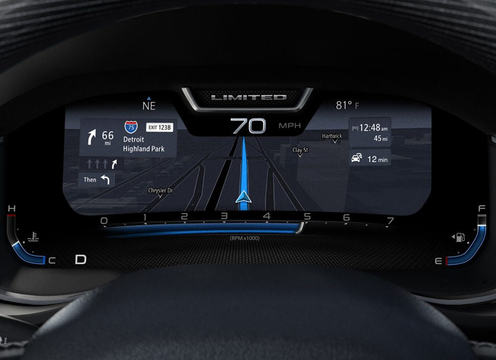2019 RAM 1500 12 inch OEM digital cluster upgrade kit