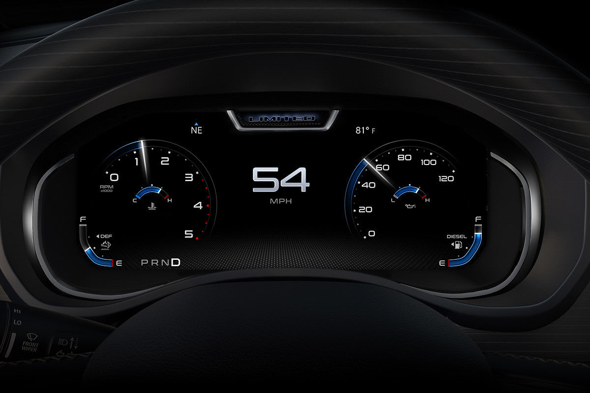 RAM 1500 digital instrument cluster plug and play installation