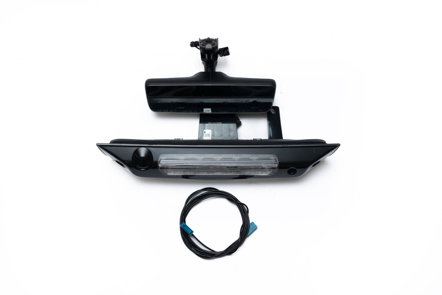 Back view of Digital Rear View Mirror 3.0 OEM kit for 2023–2024 Ram HD