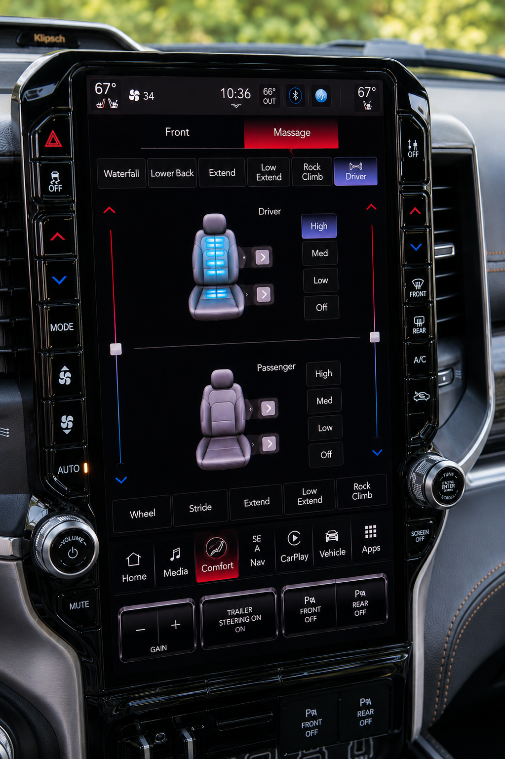 2025-2026 RAM 1500 OEM Uconnect 5 Infotainment System with 14.5-inch Screen