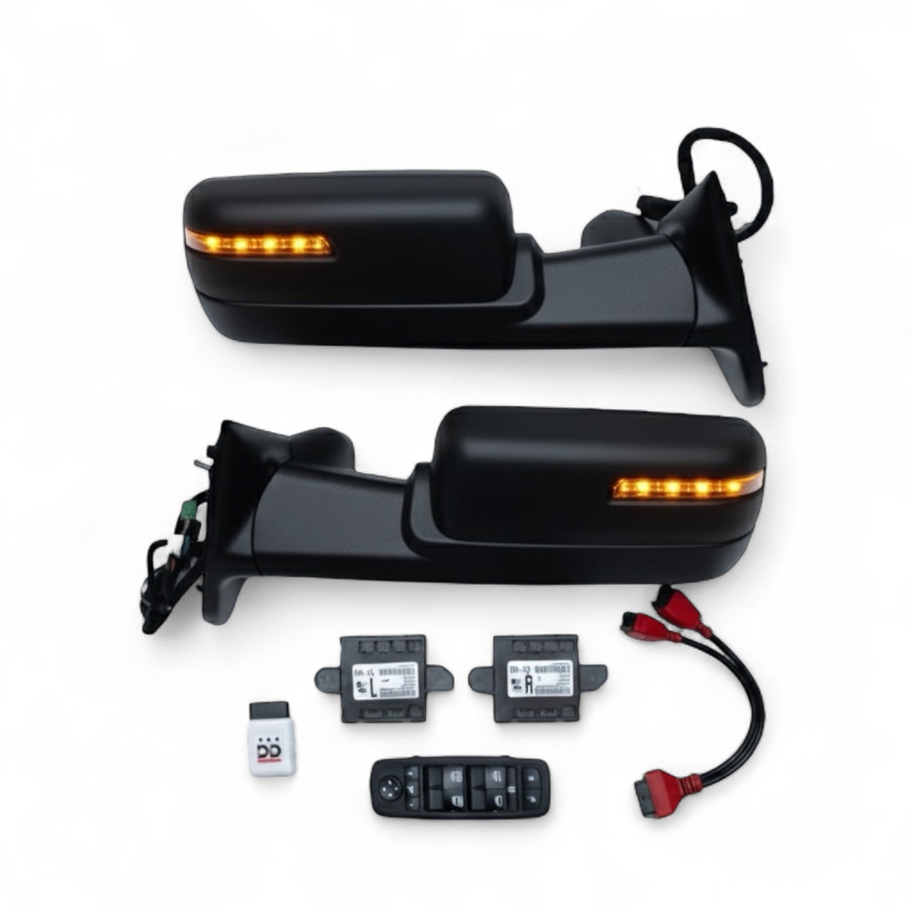 ram power folding mirrors plug and play