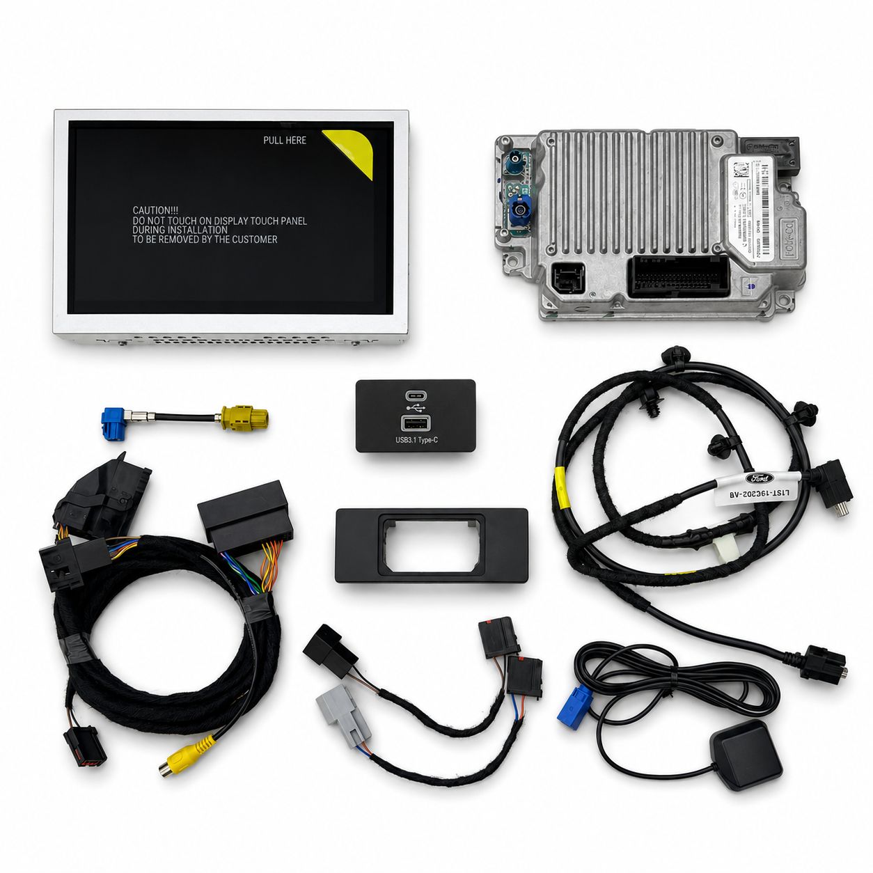 2013-2020 Ford F-150 Sync 2 to Sync 3 OEM Upgrade Kit with Wireless Apple CarPlay & Android Auto