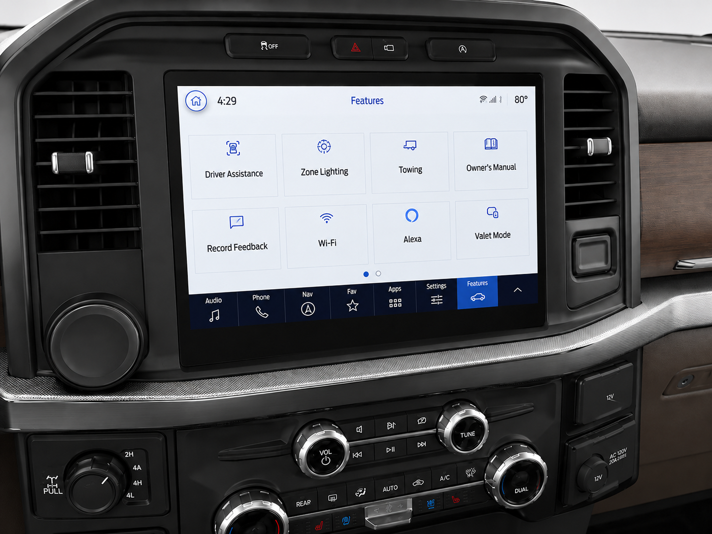 2015-2020 Ford F-150/250/350/450 OEM SYNC 4 Upgrade Kit with new style 12-Inch Touchscreen
