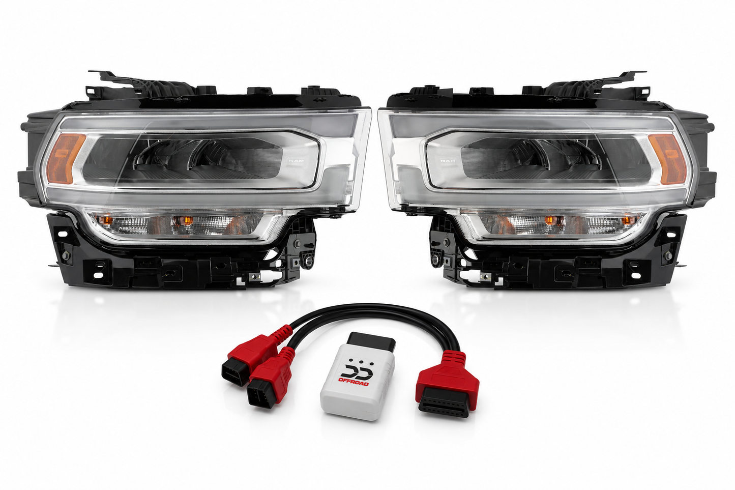 2019-2024 RAM 2500-5500 HEAVY DUTY TRUCK OEM FACTORY LED HEADLIGHT UPGRADE KIT