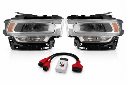 2019-2024 RAM 2500-5500 HEAVY DUTY TRUCK OEM FACTORY LED HEADLIGHT UPGRADE KIT