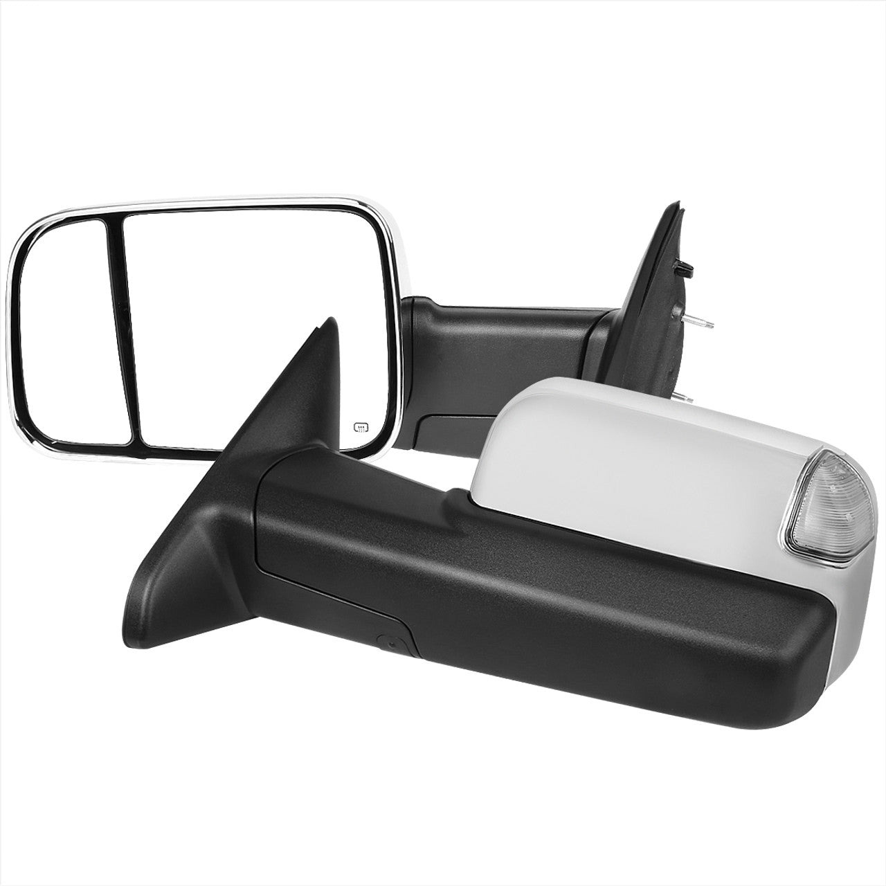 2019-2022 Genuine Mopar Ram 2500 3500 4500 5500 Truck Power Folding Tow Mirrors Plug-and-Play Kit