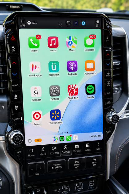 2025-2026 RAM 1500 OEM Uconnect 5 Infotainment System with 14.5-inch Screen