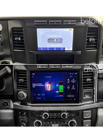 2023-2025 Ford Super Duty F-250 / F-350 8'' to 12'' Sync4 OEM Touchscreen Upgrade