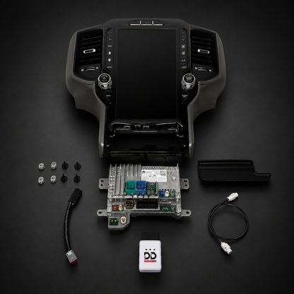 2025-2027 RAM 1500 OEM 8-inch to 12-inch Touchscreen Upgrade kit
