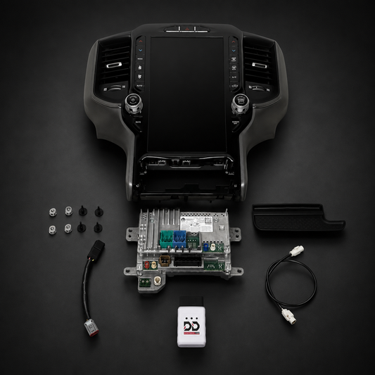 2025-2027 RAM 1500 OEM 8-inch to 12-inch Touchscreen Upgrade kit