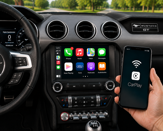 2018-2023 Ford Mustang Sync 2 to Sync 3 OEM Upgrade Kit with Wireless Apple CarPlay & Android Auto