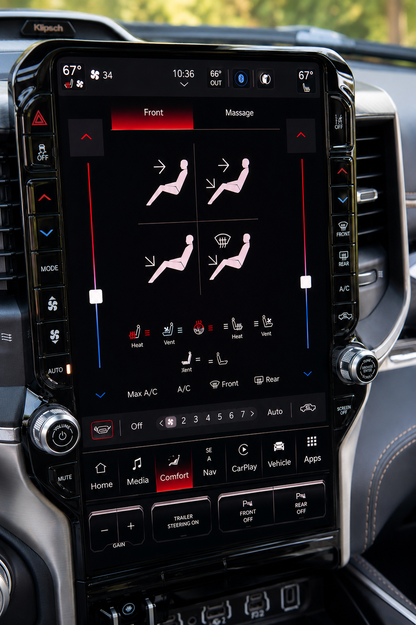 2025-2026 RAM 1500 OEM Uconnect 5 Infotainment System with 14.5-inch Screen