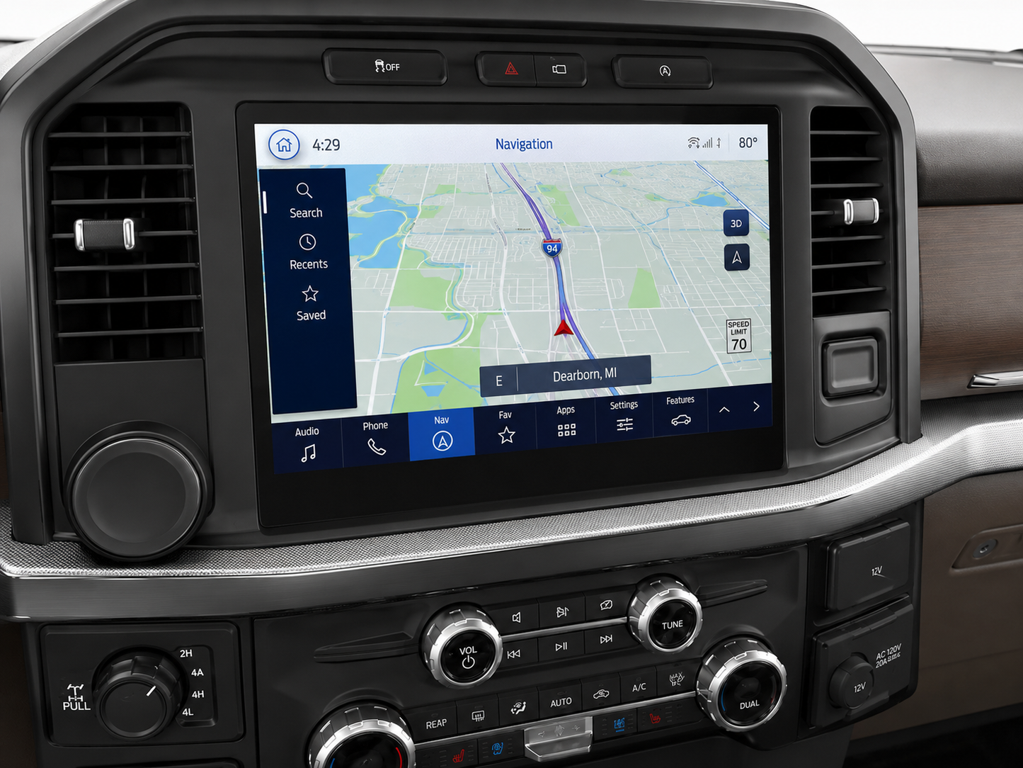 2015-2020 Ford F-150/250/350/450 OEM SYNC 4 Upgrade Kit with new style 12-Inch Touchscreen
