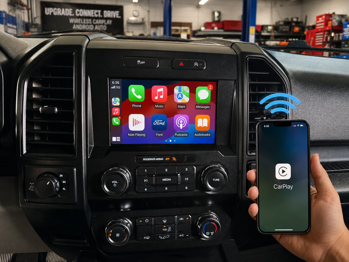 Ford SYNC 3 Wireless CarPlay & Android Auto USB Hub Upgrade