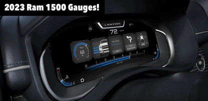 2019-2024 RAM 1500 12" OEM Full Digital Limited Cluster Complete Retrofit Kit