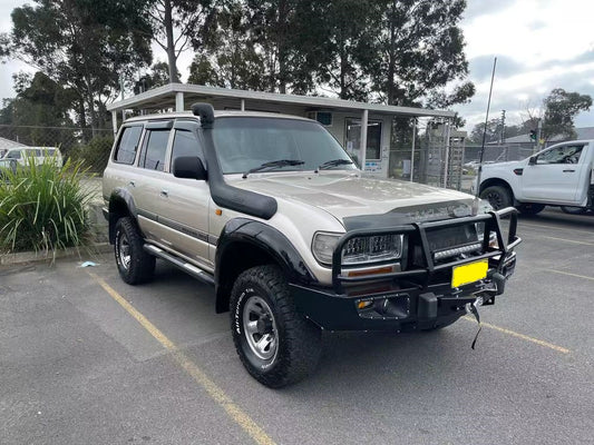 Premium Front Bumper with Bull Bar for Lexus LX450 / Toyota Land Cruiser LC80 1990-1997