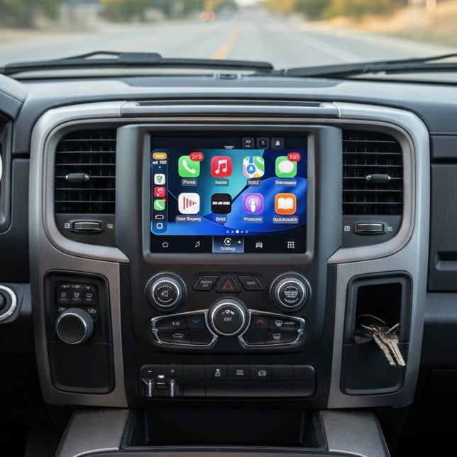 2013+ Ram 1500 Classic & 2013-2018 Heavy Duty Uconnect 5 UBD Upgrade Kit – 8.4-Inch Display with Wireless Apple CarPlay & Android Auto