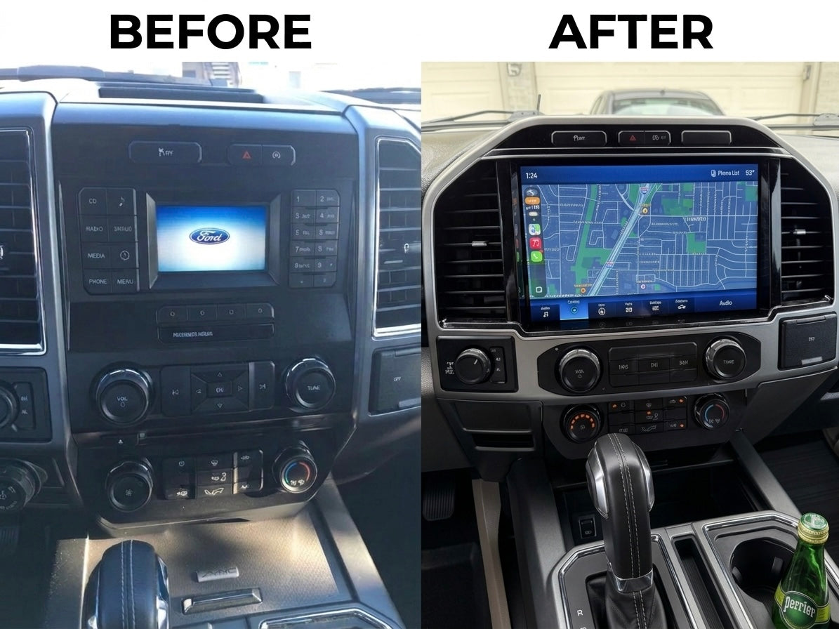 2015-2020 Ford F-150 OEM SYNC 4 Upgrade Kit with 12-Inch Touchscreen Including Wireless Apple CarPlay & Android Auto