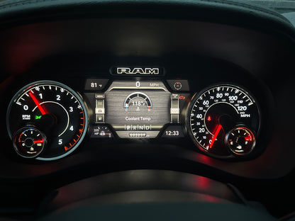 2019-2024 Ram 1500 2500 3500 HD Truck Speedometer EVIC Instrument Panel Cluster
