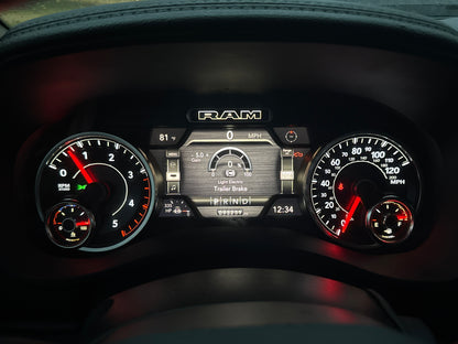 2019-2024 Ram 1500 2500 3500 HD Truck Speedometer EVIC Instrument Panel Cluster
