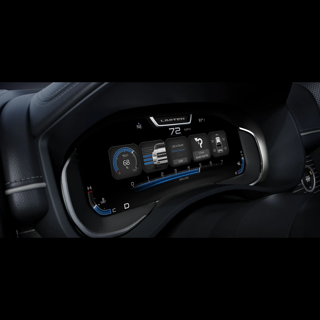 ram 2500 plug and play cluster installed