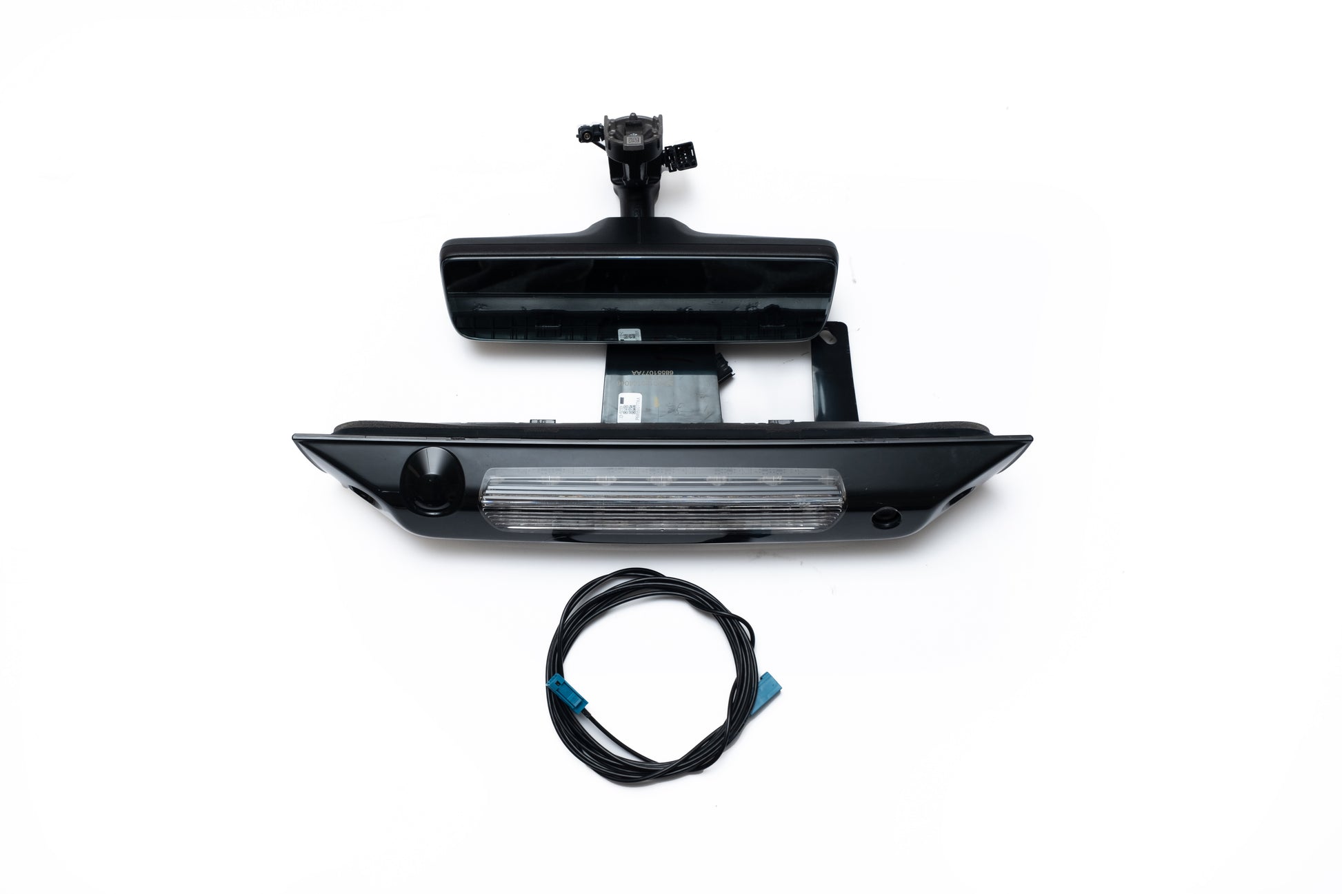 Back view of Digital Rear View Mirror 3.0 OEM kit for 2023–2024 Ram HD