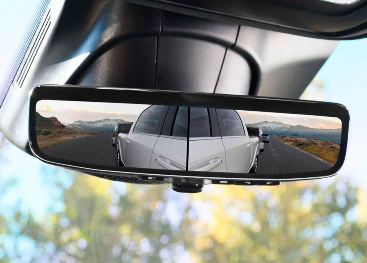 Ram 3500 towing visibility with Digital Rear View Mirror 3.0 and side cameras