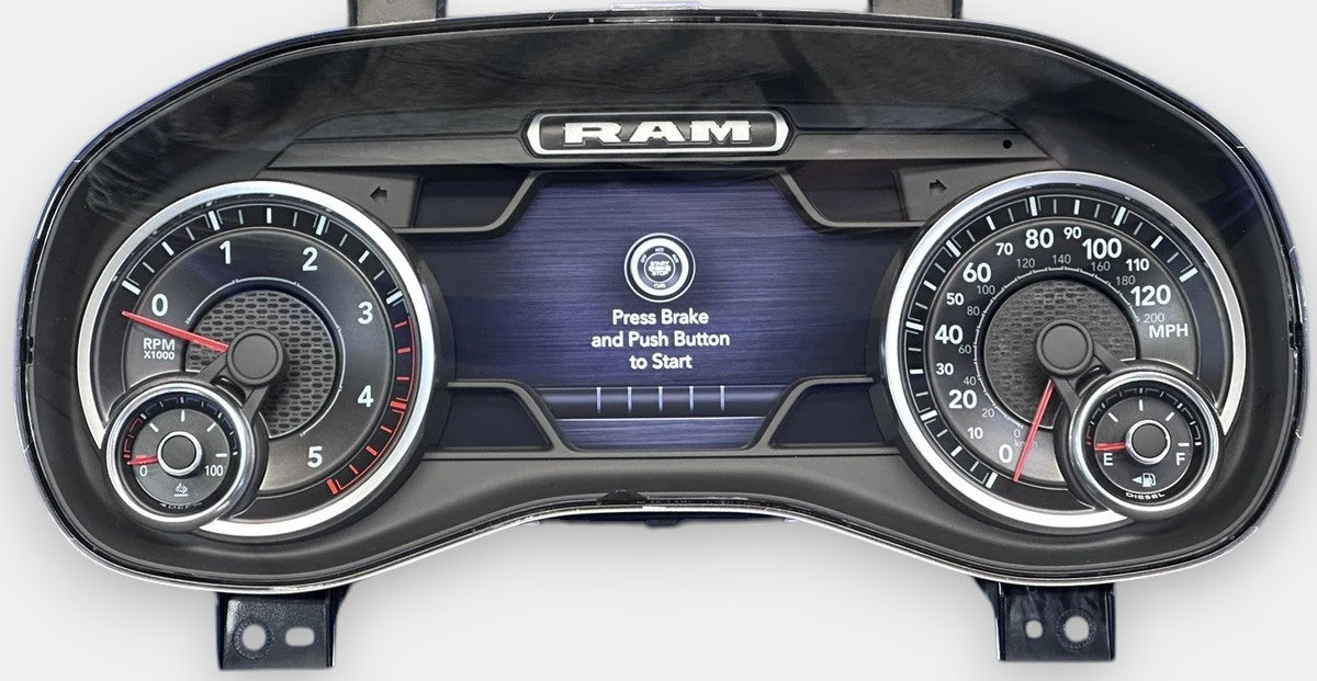 2019-2024 Ram 1500 2500 3500 HD Truck Speedometer EVIC Instrument Panel Cluster