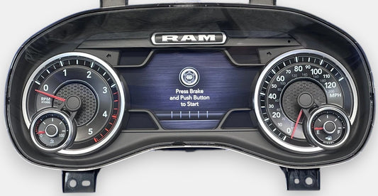 2019-2024 Ram 1500 2500 3500 HD Truck Speedometer EVIC Instrument Panel Cluster